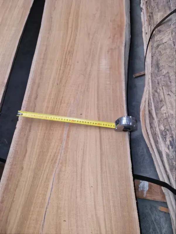 A photograph of a sawn log