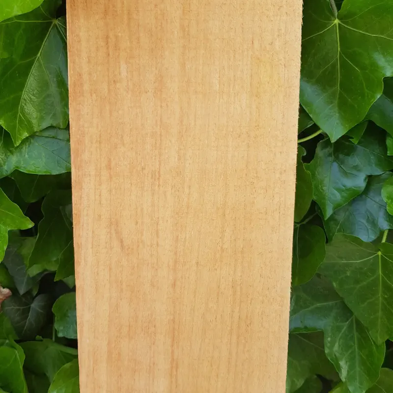 A photograph of sawn teak